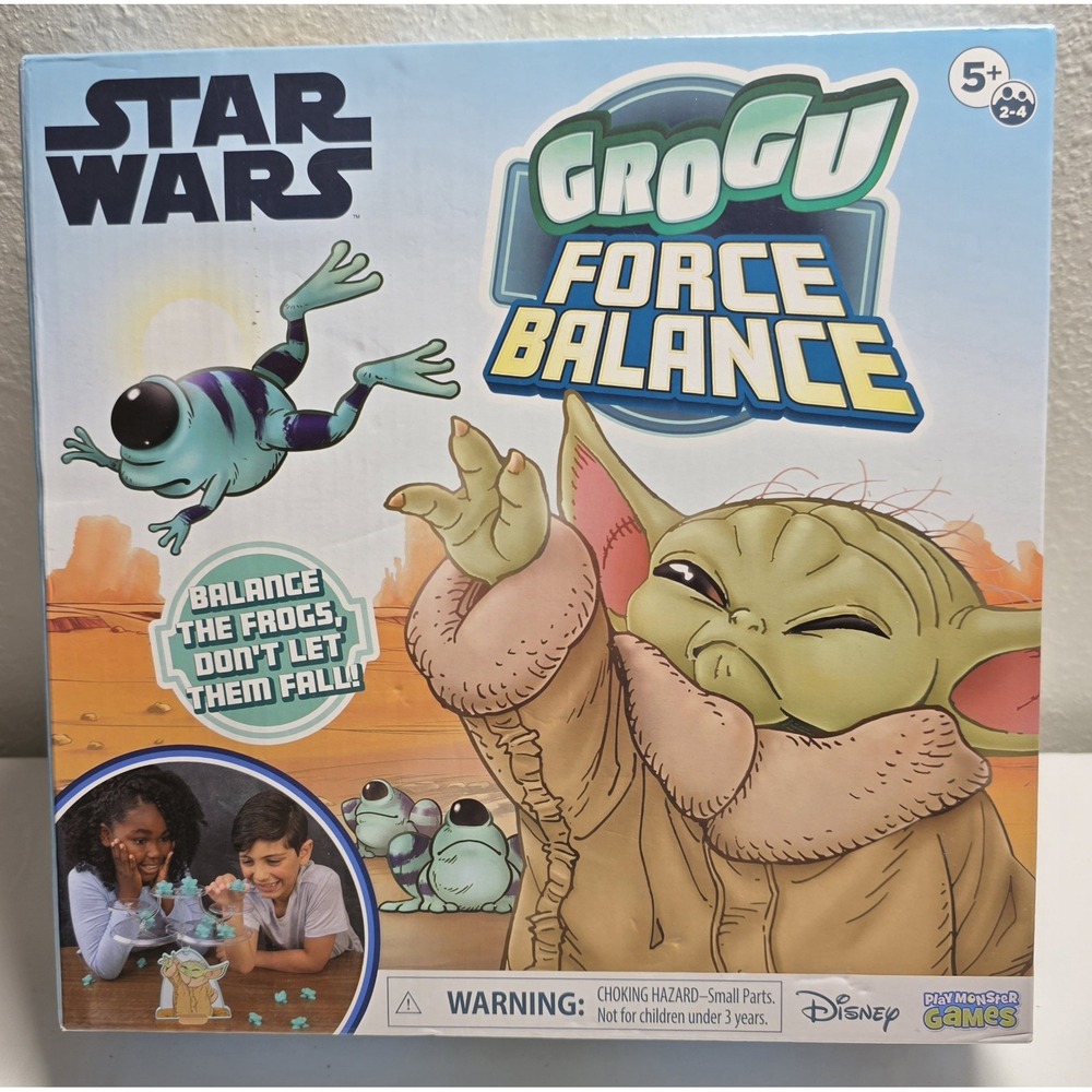 Grogu Force Balance Star Wars Mandolorian Board Game New